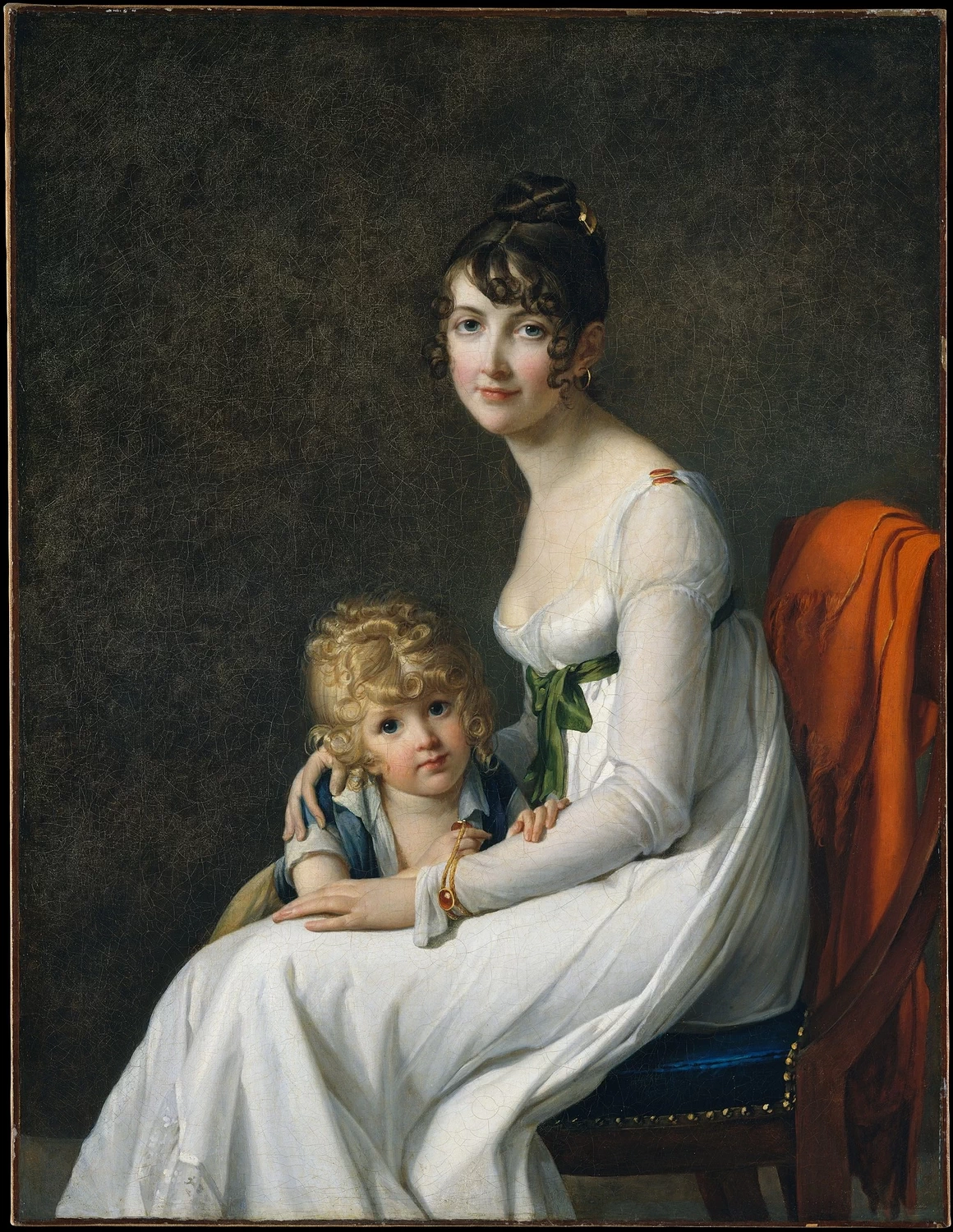 Madame Philippe Panon Desbassayns de Richemont (Jeanne Eglé Mourgue, 1778 - 1855) e suo figlio Eugène (1800, 1859), Metropolitam Museum of Art, New York